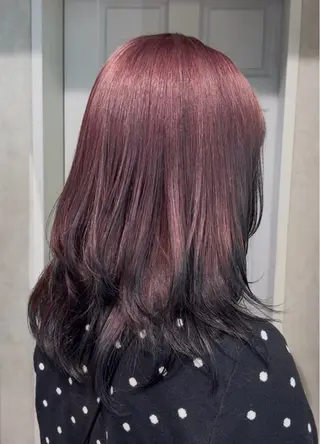 ロング カラー 透明感カラー🫧🎀 まりなのヘアスタイル