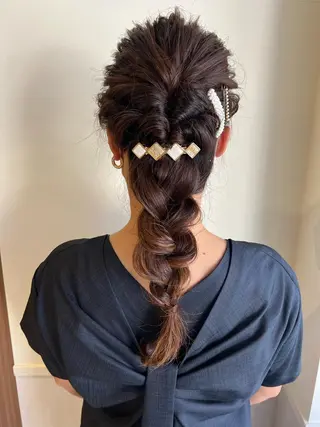 ロング ながやま まいのヘアスタイル