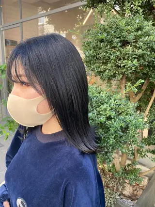 ミディアム カラー 韓国好き🇰🇷 美容師MIKUのヘアスタイル