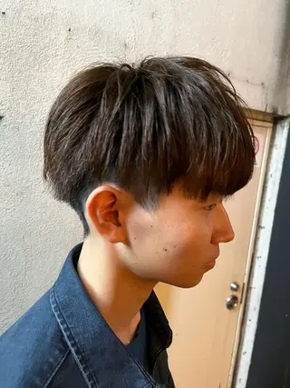 ショート カラー パーマ メンズ 🏆メンズヘア特化 🥇代表りんぺーのヘアスタイル