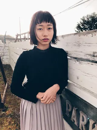 ミディアム 福村 拓也のヘアスタイル