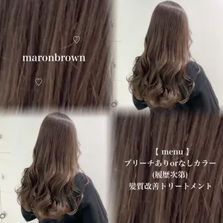 ロング カラー トレンド韓国ヘアー♡ 横浜美容室♡のヘアスタイル
