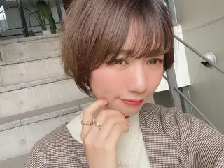 ショート カラー 🌟モテ髪ショート 🌟店長 津賀涼のヘアスタイル