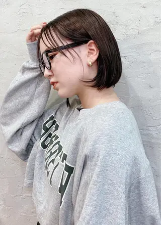 ショート カラー 元住吉プランツヘアー ☘️まるやま☘️のヘアスタイル