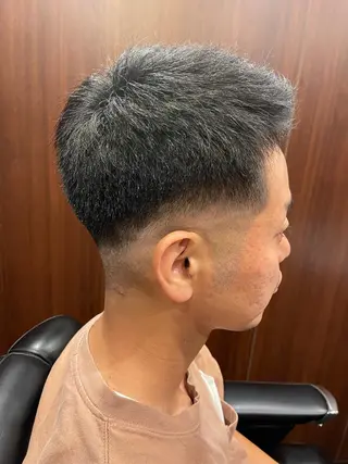 ショート メンズ 大久保 竣太のヘアスタイル