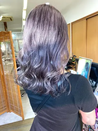 ミディアム カラー ブリーチカラー🫧 森　凪沙のヘアスタイル