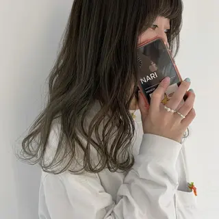 ロング kiyono ⭐︎ダブルカラーのヘアスタイル