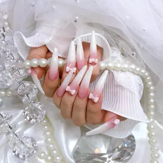 ロング ねね🎀 Melia nailのネイルデザイン