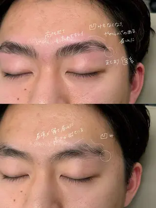 メンズ アイブロウ 吉祥寺kasumi 🌛eye/browのマツエク・マツパデザイン