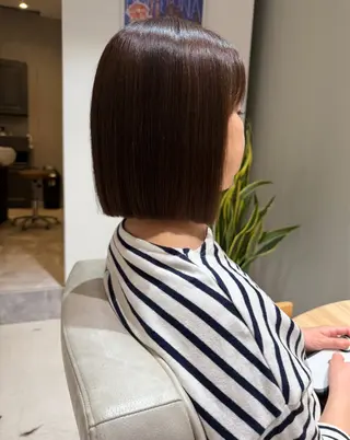 ショート 透明感カラー/ボブ 高野菜瑠のヘアスタイル