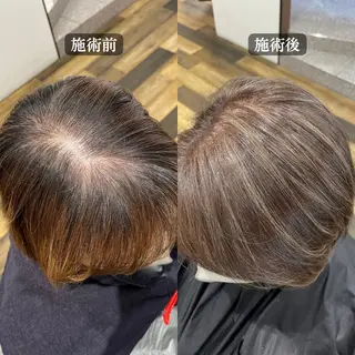 ショート カラー 白髪ぼかし ハイライト専門/大嶋のヘアスタイル