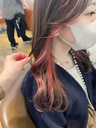 ロング カラー ✨カラー支持No.1 🧸ワキ カナコ🧸のヘアスタイル