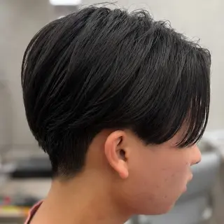 メンズ シースルーマッシュ 🍒毛流れ🖤アヤネのヘアスタイル