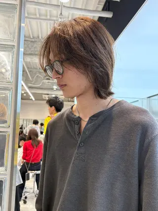 ミディアム カラー パーマ メンズ fifth 武正 琉生のヘアスタイル