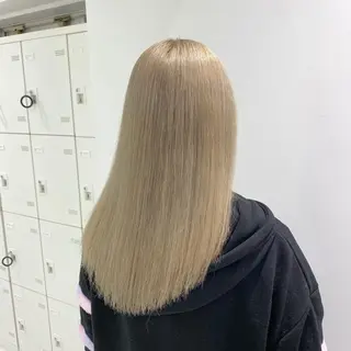 ロング カラー エフェクトブリーチ 🌟前澤啓太朗のヘアスタイル