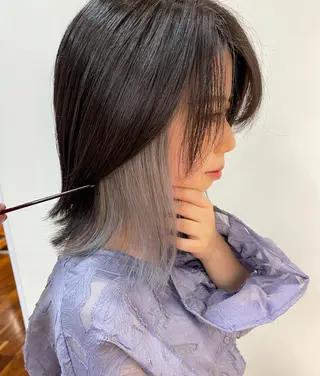 ミディアム 西村 和樹のヘアスタイル