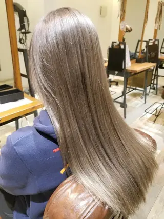 ロング カラー シールエクステ♦️ レイヤー♦️福田晃大のヘアスタイル