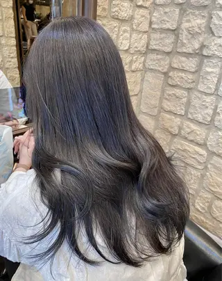 ロング カラー ブリーチカラー⸜♡⸝ クルミ🐍のヘアスタイル