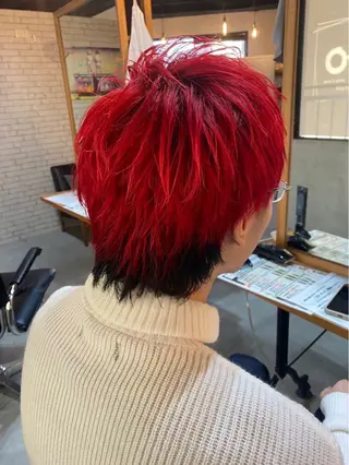 ショート ツイスパ/シャドウ 新井のヘアスタイル