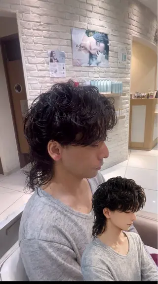 パーマ メンズ メンズパーマ特化型 美容師/荒井海音のヘアスタイル