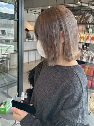 ミディアム rino/カット/ ショート／名古屋のヘアスタイル