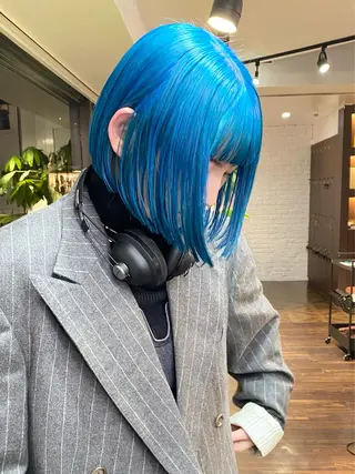 ミディアム カラー ヘアアレンジ レイヤーカット×髪質 改善🇰🇷シオリのヘアスタイル