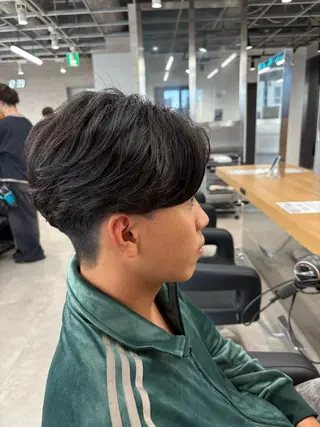 ショート パーマ指名率No1 メンズ特化ケイトのヘアスタイル