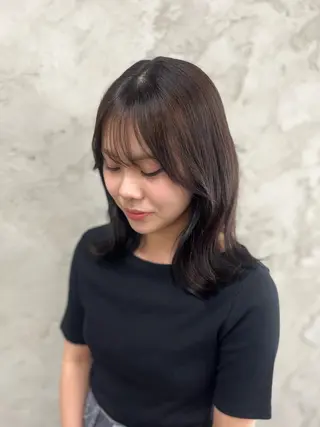 ミディアム Blast akihaのヘアスタイル