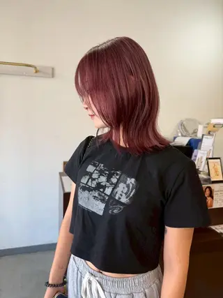 ミディアム 馬場 涼平のヘアスタイル