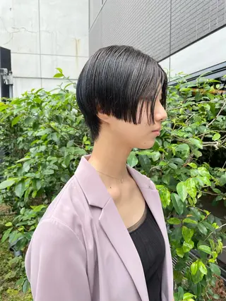 ショート カラー パーマ ヘアアレンジ メンズ キッズ ネイル マツエク・マツパ tatsumi/ボブ ウルフ/レイヤーのヘアスタイル