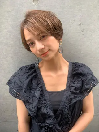ショート 林 飛夕也のヘアスタイル