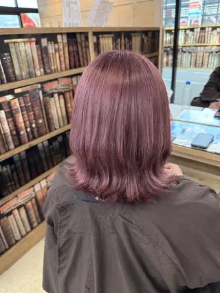 ミディアム カラー EARTH 市ヶ谷店 / 松井のヘアスタイル
