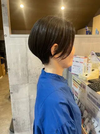 ショート 透明感カラー/メンズ パーマ/小野田恵太郎のヘアスタイル