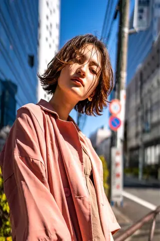 ショート カラー 🉐レイヤー/塩見 弘樹🉐渋谷のヘアスタイル
