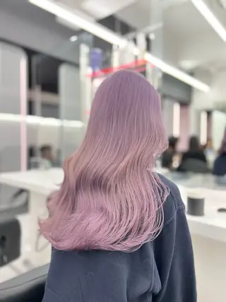 ロング カラー ヘアアレンジ 💍透明感×韓流ハイ トーン💍RYUTAのヘアスタイル