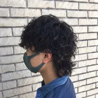 ミディアム カラー パーマ メンズ 🌟 モデル様募集中 🌟　保坂太一の眉毛・アイブロウイメージ