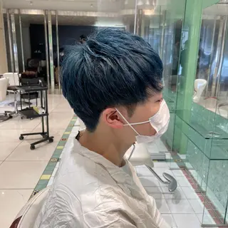 ショート カラー メンズ 中野 竜介のヘアスタイル