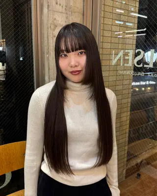 ロング カットモデル募集 suzUkaのヘアスタイル