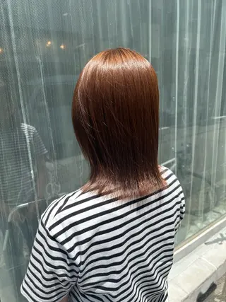ミディアム カラー ラン 髪質改善/甲子園口のヘアスタイル