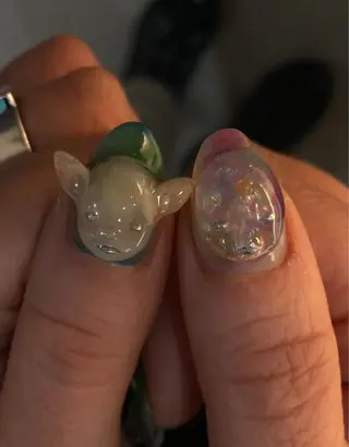 ネイル nano/きもかわ nail🐬🫧のネイルデザイン