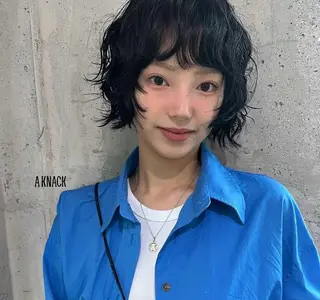 ショート パーマ メンズ清潔感のプロ 💈メンズパーマ藤田のヘアスタイル