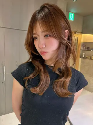 ロング 仙台Ｉ韓国レイヤー Ｉ髪質改善Ｉ伊藤拓海のヘアスタイル