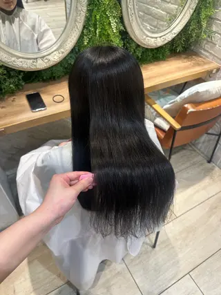 セミロング 横浜ヘアメ髪質改善 カラー🎀💘みさきのヘアスタイル