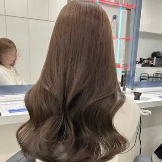 ロング カラー ミントベージュ/韓国 ヘア🌿RION🦋のヘアスタイル