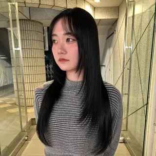 ロング 渋谷ハイトーン pi-(ぴー)のヘアスタイル
