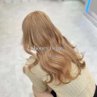 ロング カラー 色落ち綺麗🩰ハイ トーン🎀RINKAのヘアスタイル