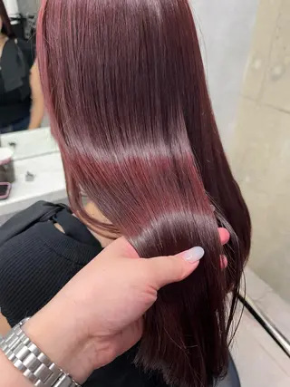 ロング カラー anon Loemのヘアスタイル