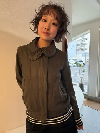 カラー ヘアアレンジ nappe🐏 栄／矢場町のヘアスタイル