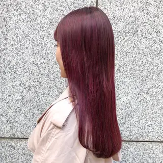 ロング カラー 尾籠 美幸 （オゴモリ ミユキ）のヘアスタイル