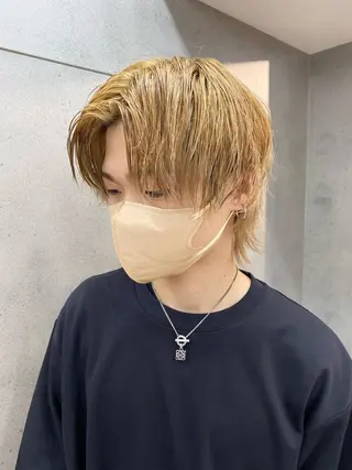 カラー メンズ 渋谷  中性ヘア あかりのヘアスタイル